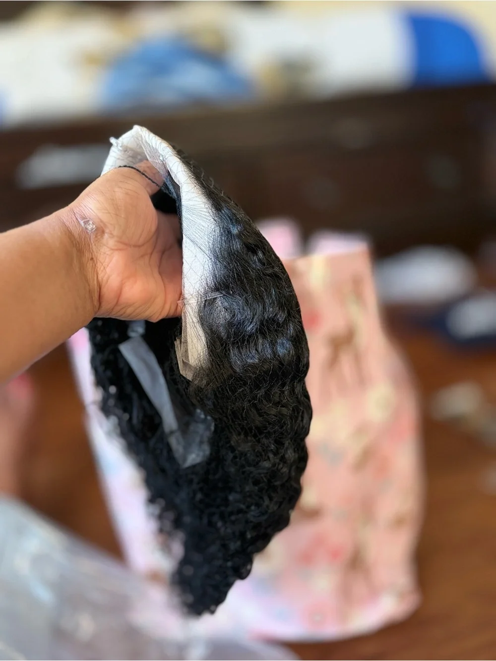 Deep Wave Hairpiece for Women - Natural Black